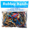 RUBBER BAND 0.5 LB ASSORTED SIZE