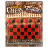 TOY CHECKERS & CHESS GAME SET #77769