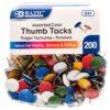 THUMB TACK 150 PC ASSORTED COLOR