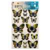 WALL STICKERS BUTTERFLY ASST DEGN