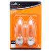 KINGMAN DECORATIVE LIGHT BULB 40W BIG BOTTOM 2PC