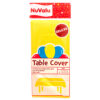 NUVALU TABLE COVER YELLOW “DELUXE” PEVA 0.09MM / 54 X 108″