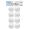 CRAFT FOAM BALL 2″ 8PCS #DCS-2250