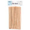 CRAFT WOOD STICK STIR 100CT 7.5″ X 0.25″ NATURAL CLR #SUW-5008