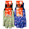 GLOVE GARDEN 1 PAIR W/ FLORAL DSGN 3 ASST CLR