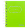 NOTEBOOK SPIRAL 150CT “4 X 5.5′ POLY DSGN ASST CLR #5460