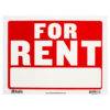 SIGN “FOR RENT” 9 X 12″ #BAZIC