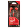 EARPHONES COLOR BUDS ASST #HO220