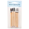 CRAFT WOOD CARVING SET 5PC #TC-003