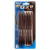 PEN GEL 6PC BLACK INK #17020 #BAZIC