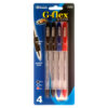 PEN GEL 4PC ASST CLR #17026 #BAZIC