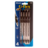 PEN GEL 4PC BLACK INK #17027 #BAZIC