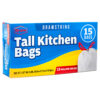 RI-PAC TRASH BAG W/DRAWSTRING 13 GAL 15 CT WHITE