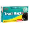 RI-PAC TRASH BAG W/DRAWSTRING 30 GAL 10 CT BLACK