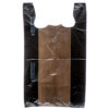 SHOPPING BAGS/BLK 400PC 15X7X26