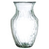 GLASS VASE 8″ RD SPIRAL DSGN CLEAR #GP113205