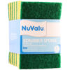 NUVALU SCRUBBER SPONGE 6PCS 13.5X9X1.5CM