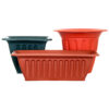 PLANTER MEDIUM 3 SHAPES DARK GREEN