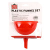 TABLE KING PLASTIC FUNNEL 3PC SET