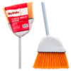 NUVALU PLASTIC ANGLE BROOM W/LONG HANDLE