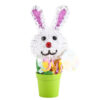 HE EASTER TINSEL 3D BUNNY W/BASE