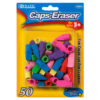 ERASER TOP 50 PC ASSORTED NEON COLOR