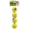 PET TOY BALL 4PCS SMALL 5CM