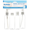 NUVALU TRAVEL BOTTLE 4PCS SET 100ML