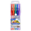 BAZIC GLITTER COLOR GEL PEN ASST 5 SET