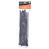 KINGMAN CABLE TIE 0.31″ X 11.8″ 15PCS BLACK