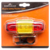 KINGMAN BIKE FLASHER L.E.D W/RED&YELLOW COVER