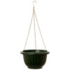 PLANTER RD PLASTIC W/METAL HANGING & ASST CLRS