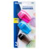 PENCIL SHARPENER 3PC SINGLE HOLE #BAZIC