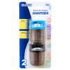 PENCIL SHARPENER 2PC ROUND DUAL BLADE #BAZIC