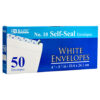 ENVELOPE 50CT PLAIN LONG “PEEL & SEAL” #BAZIC