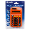 CALCULATOR 8 DIGIT POCKET SIZE ASSORTED COLORS