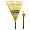 NUVALU PLASTIC GARDEN RAKE W/LONG HANDLE