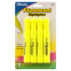 HIGHLIGHTER 3PC YELLOW COLOR #BAZIC