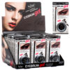 EYEBROW GEL DISPLAY WATERPROOF BLACK 24 PC