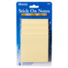 NOTES STICK ON 4PK YELLOW COLOR #BAZIC