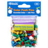 PUSH PIN 100 CT ASSORTED COLOR