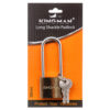 KINGMAN BRASS PADLOCK LONG SHACKLE 38MM W/ IRON CORE