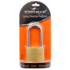 KINGMAN BRASS PADLOCK LONG SHACKLE 50 MM W/ COPPER CORE