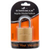 KINGMAN BRASS PADLOCK 32MM W/ COPPER CORE