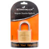 KINGMAN BRASS PADLOCK 40MM W/ COPPER CORE