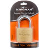 KINGMAN BRASS PADLOCK 50MM W/ COPPER CORE