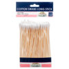 NUVALU COTTON SWABS LONG STICK 5.5″ 100PC