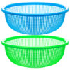 NUVALU ROUND PLASTIC COLANDER ASSORTED COLORS 10.43″ X 10.43″ X 3.93″ #1