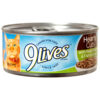 9 LIVES SLICES CHICKEN & FISH IN GRAVY 5.5 OZ