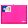 DOCUMENT FOLDER PLASTIC W/ZIPPER 6 ASST CLR #3188